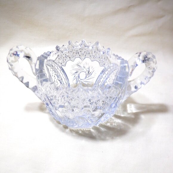 Vintage *** PINWHEEL, Double Handle *** Sugar Bowl - Picture 1 of 1